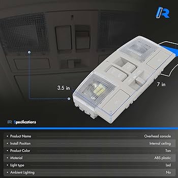 Amazon.com: LED Overhead Console w/Sunroof Switch Fit for Mazda 3